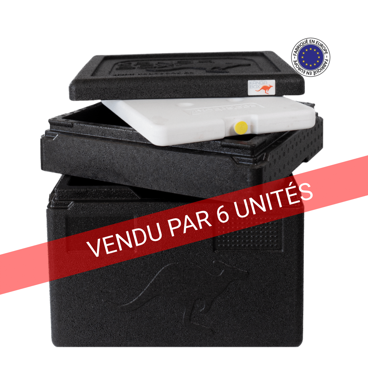 KIT ISOTHERME KÄNGABOX EXPERT GN 1_2 - 19L (X6)