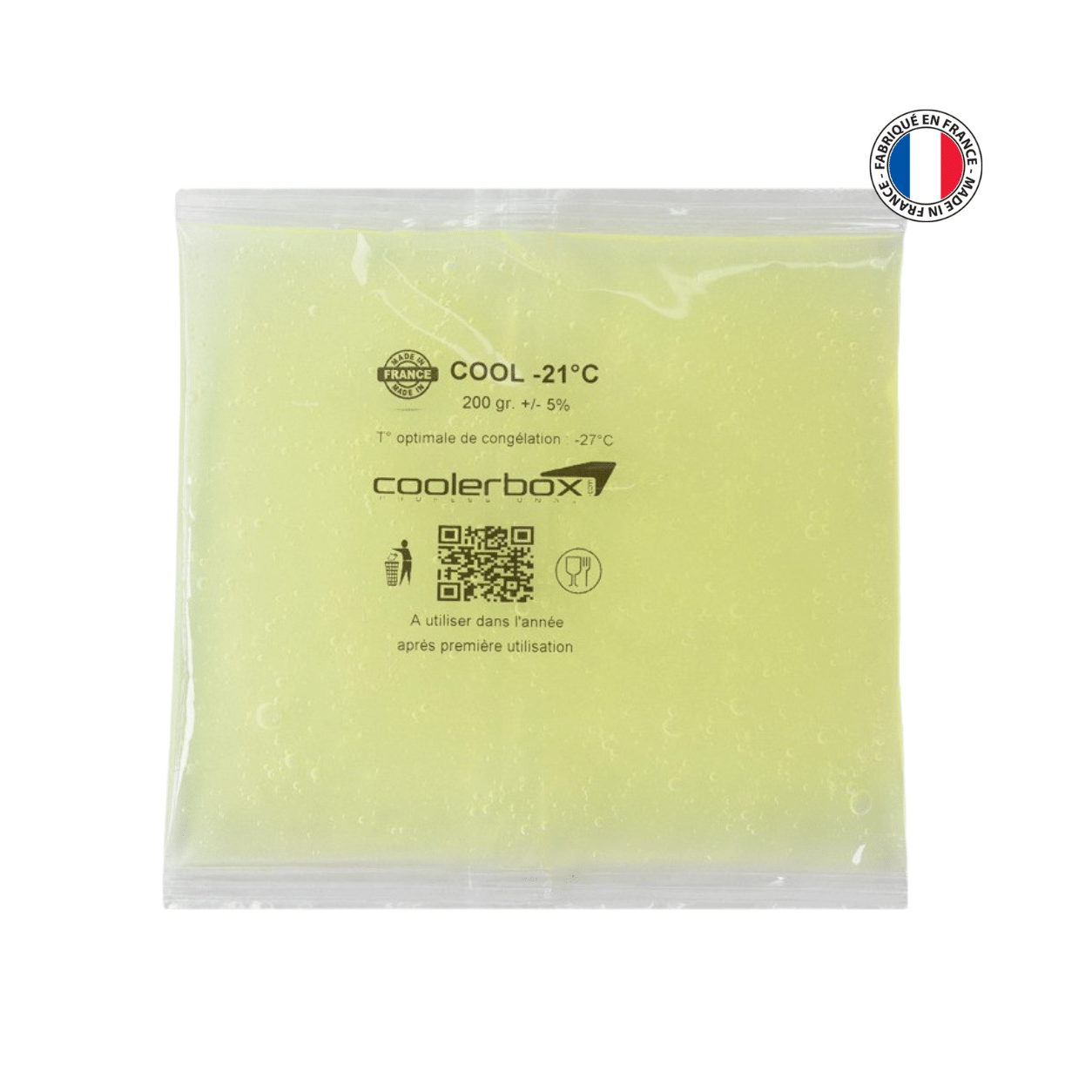 SACHET DE GEL EUTECTIQUE 200G -21°C (X100)
