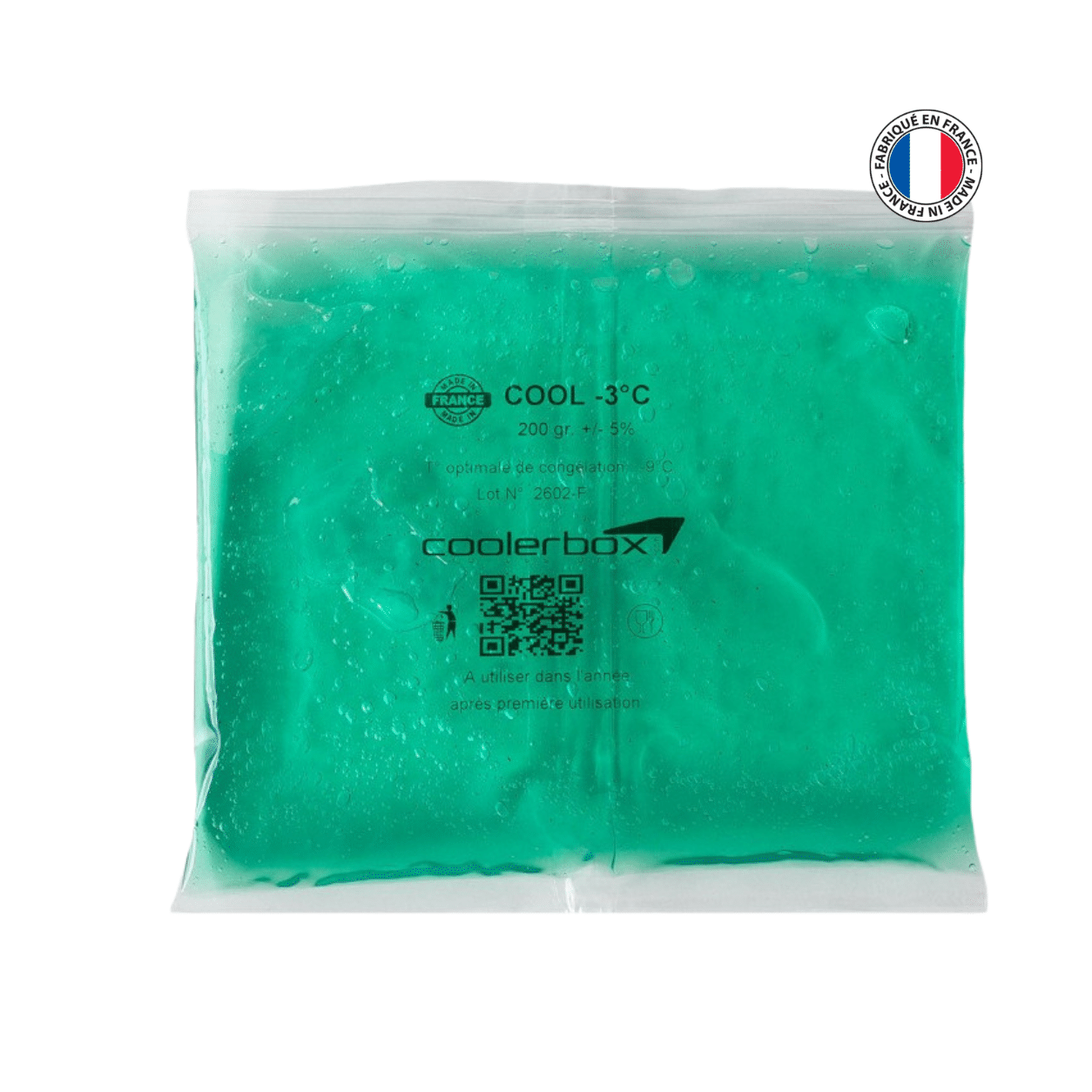 SACHET DE GEL EUTECTIQUE 200G -3°C X100